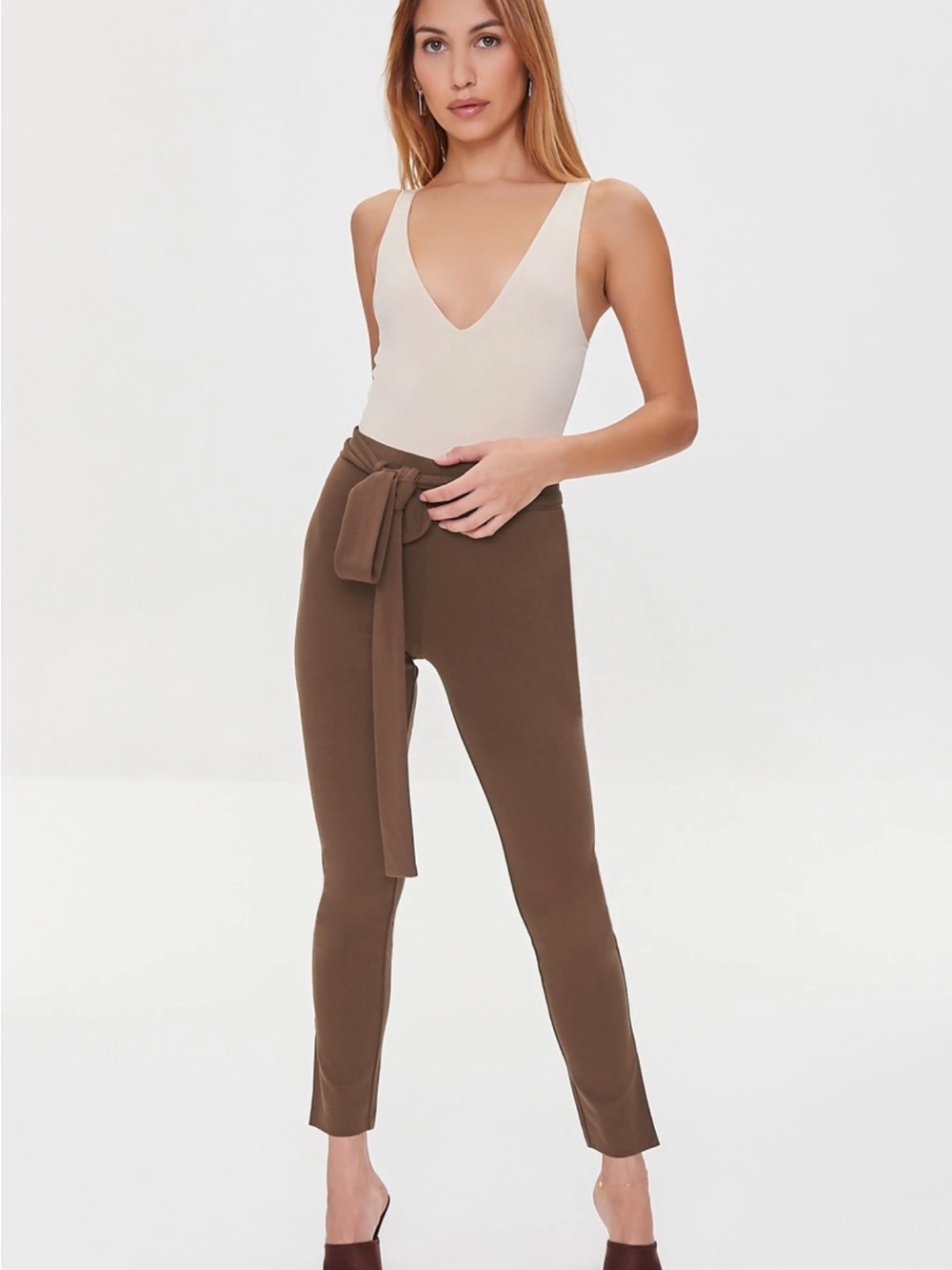 ☀️ Forever 21 ☀️ skinny belted pants